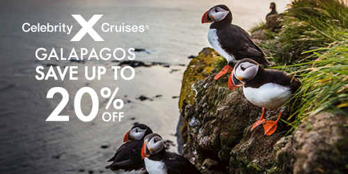Celebrity Galapagos up to 20% off