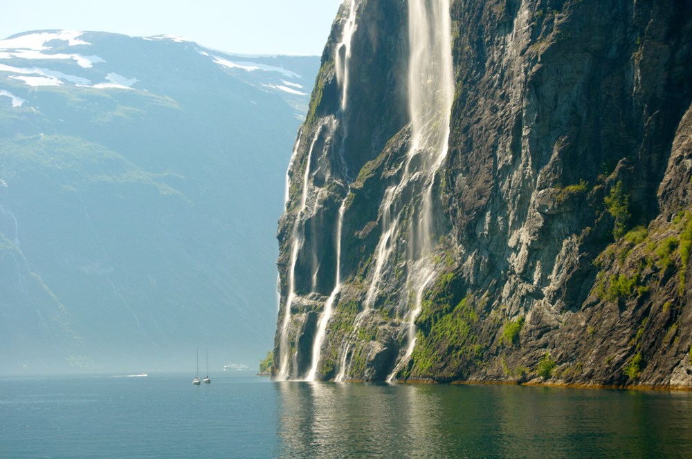 Norwegian Fjord Waterfall