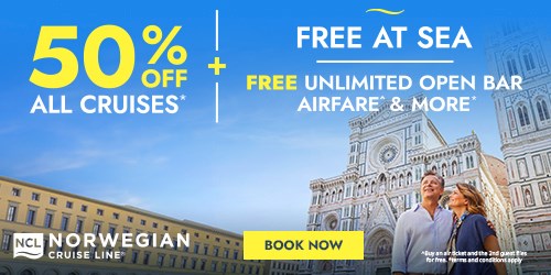 NCL 50% off, Europe pic exp 02/29