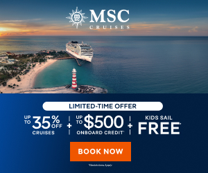 MSC Cruises - Add Drinks & Wi-Fi Now and Save - Special cruise offer