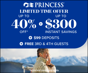 Princess Cruises - Early Savings, Low Deposits, Instant Dollars Off - Special cruise offer