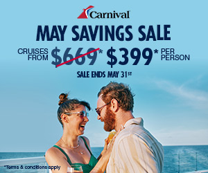 Carnival Cruises May Specials