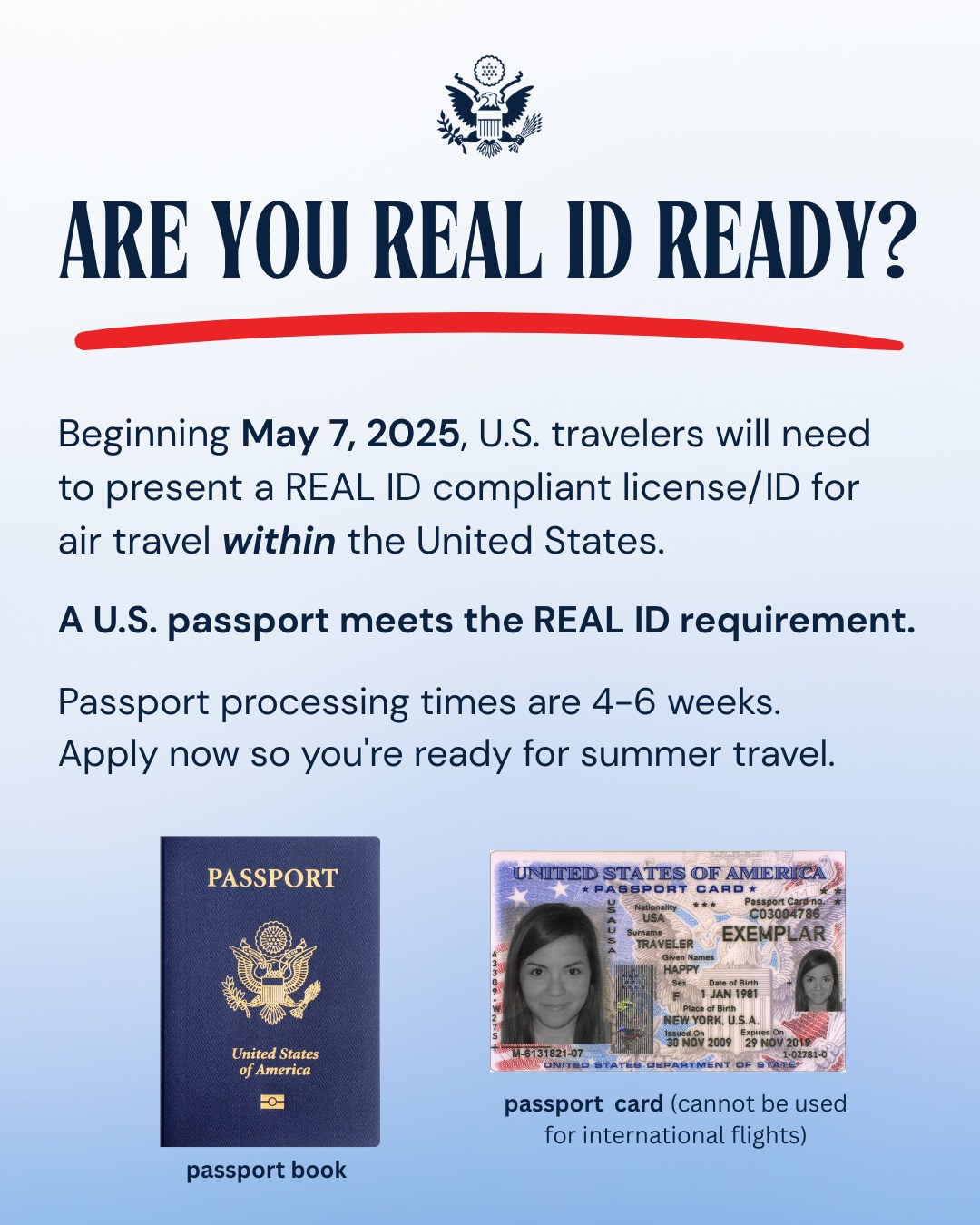 REAL ID requirement for air travel