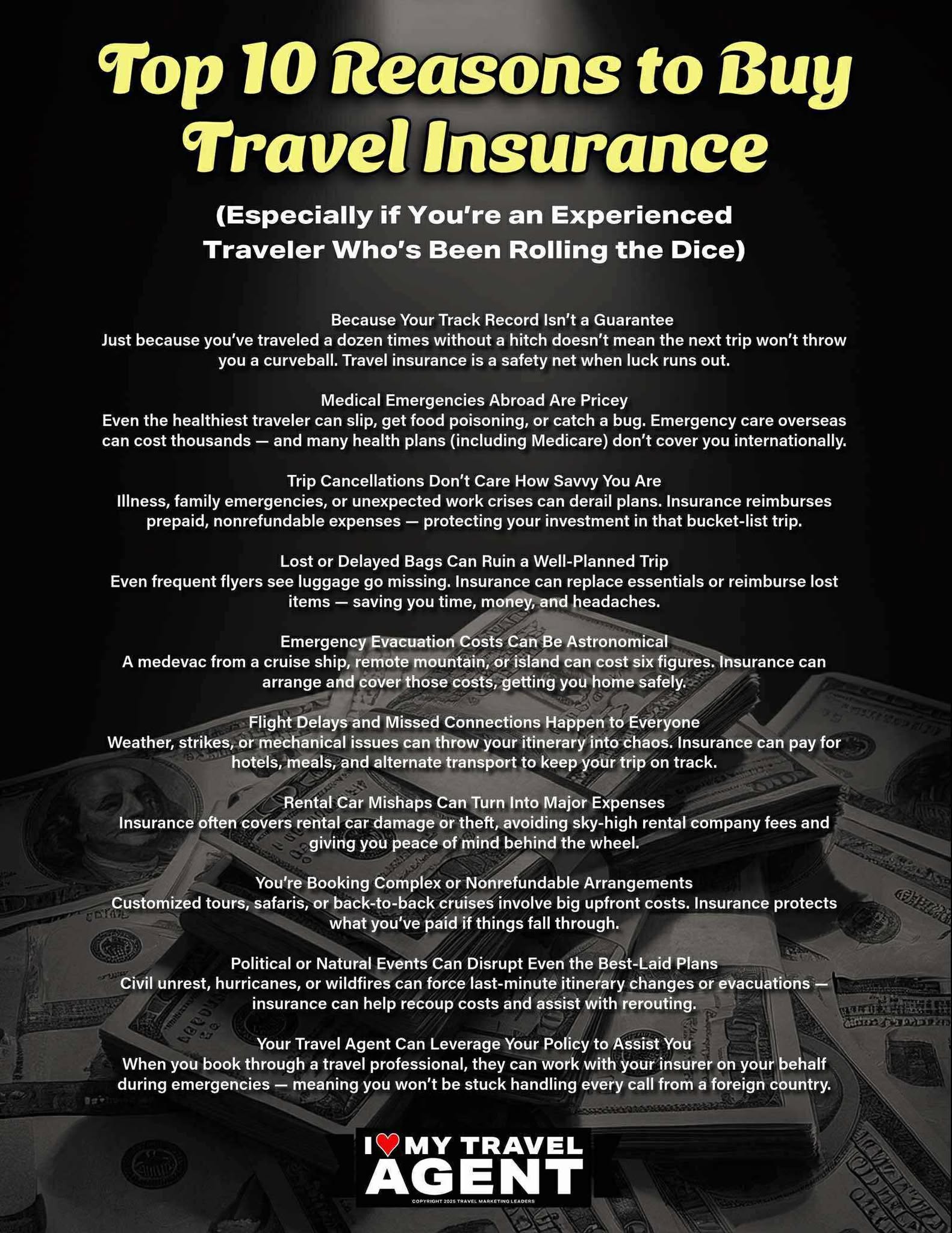 Image of an insurance policy on a global map background