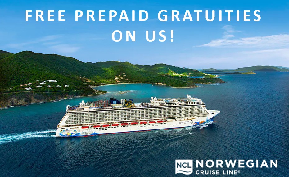 NCL Free Prepaid Gratuities Promotional Image